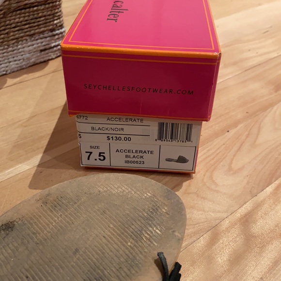 Seychelles black tassle suede slides - Picture 4 of 4